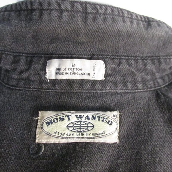 Boot Hill Denim Jean Shirt - Black - Medium - Picture 3 of 10